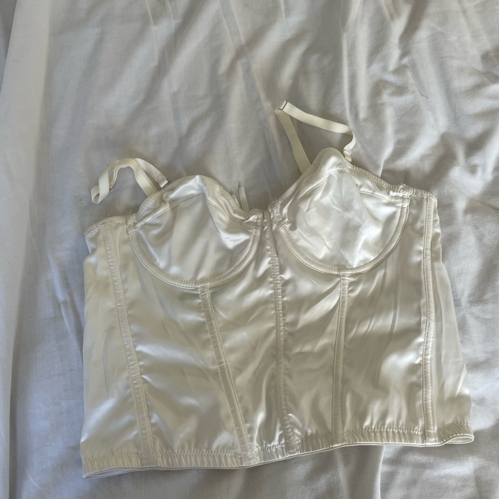 UO satin corset top